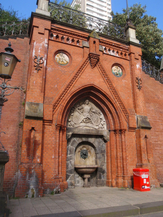 Old town well spring.